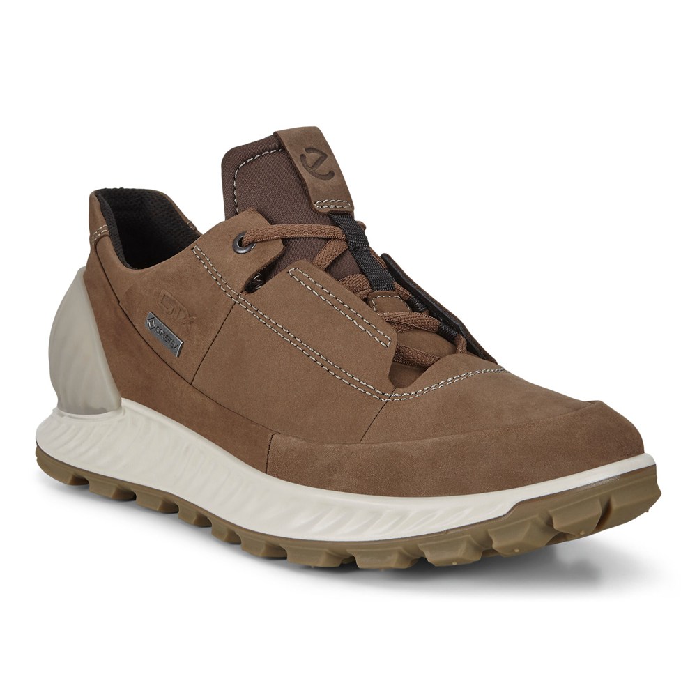 ECCO Mens Hiking Shoes Brown - Exostrike - WPN-860194